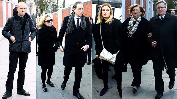 Wojciech Młynarski, Agata Młynarska, Paulina Młynarska, Jan Młynarski, pogrzeb Wojciecha Młynarskiego