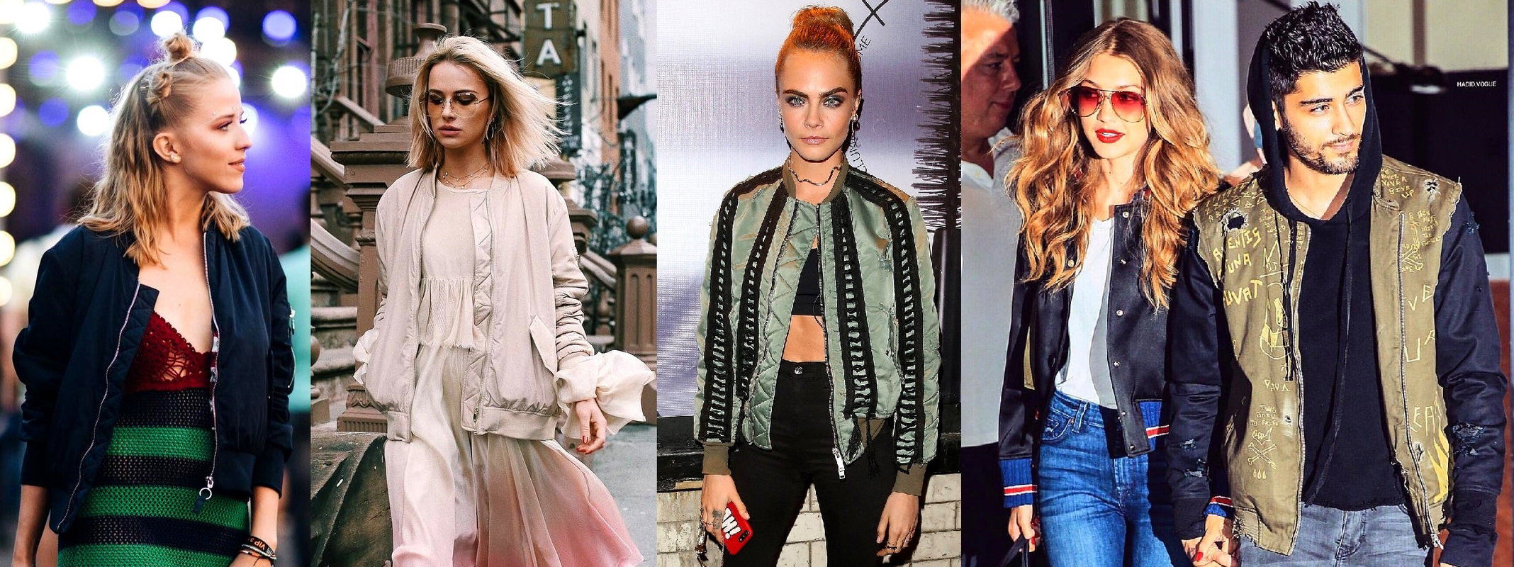 Jessica Mercedes, Maffashion, Cara Delevingne, Gigi Hadid, Zayn Malik, bomberki