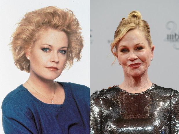 MELANIE GRIFFITH NA PRZYJECIU W KONSULACIE HISZPANSKIM W BEVERLY HILLS NA CZESC PEDRO ALMODOVARA, KTOREGO OSTATNI FILM "WSZYSTKO