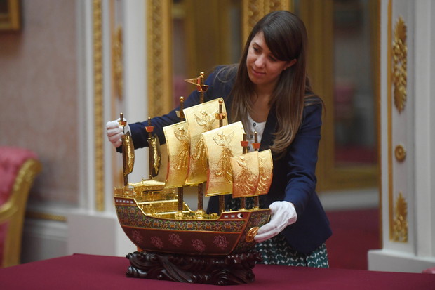 Royal Gifts Exhibition Preview at Buckingham Palace