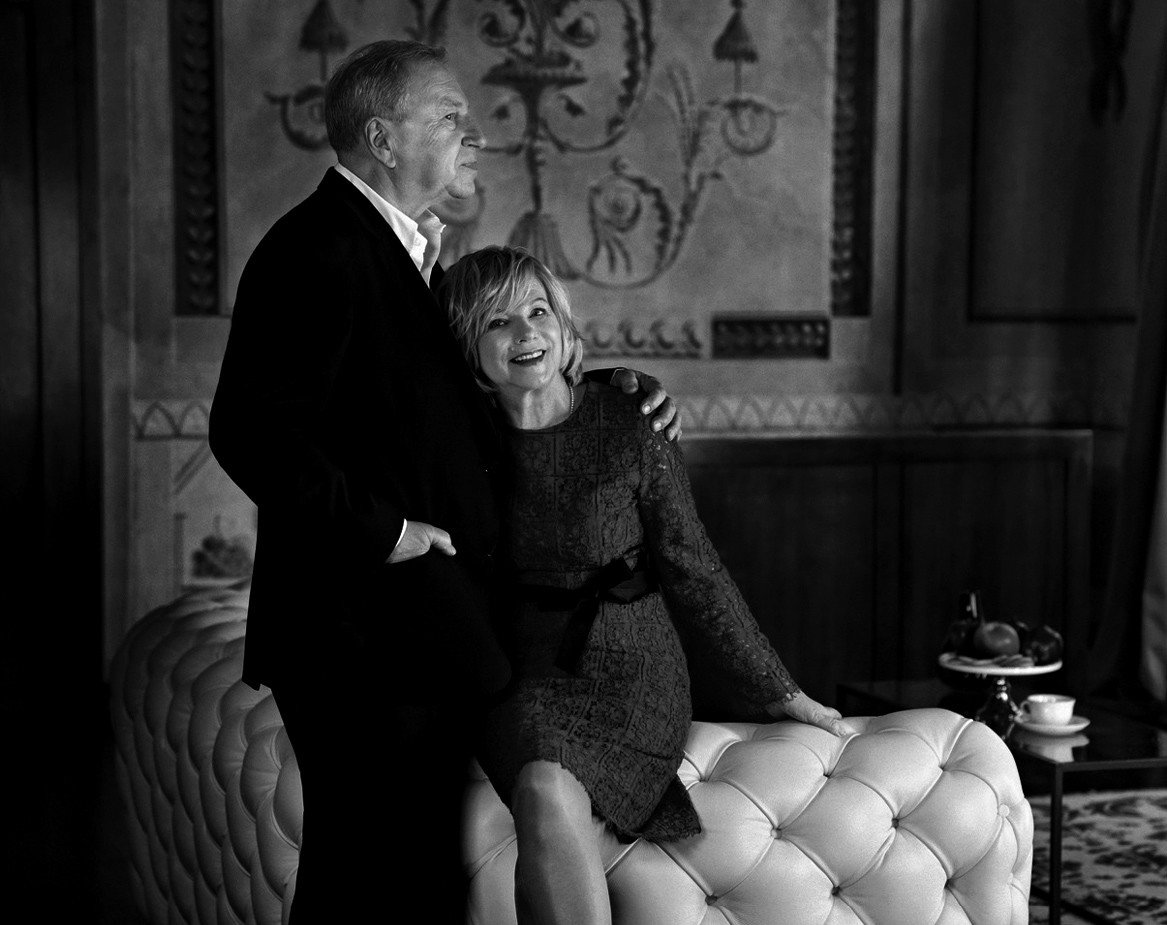 Barbara Stuhr, Jerzy Stuhr, VIVA! 25/2016, czarno-biały