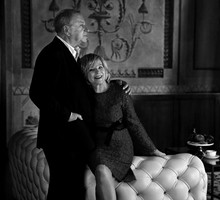 Barbara Stuhr, Jerzy Stuhr, VIVA! 25/2016, czarno-biały