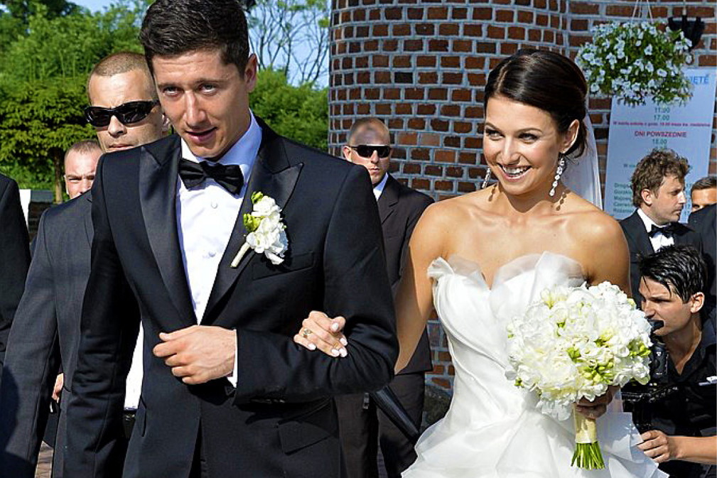 Anna i Robert Lewandowscy, ślub