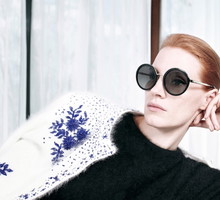 Jessica Chastain w kampanii Pre-Fall 2017 Prady