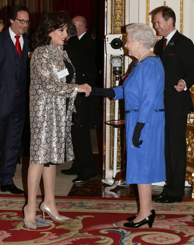 Queen Elizabeth II Hosts Dramatic Arts Reception At Buckingham Palace