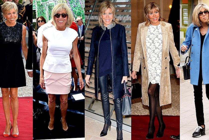 styl nowej Pierwszej Damy Francji, Brigitte Trogneux!
