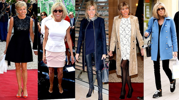 styl nowej Pierwszej Damy Francji, Brigitte Trogneux!