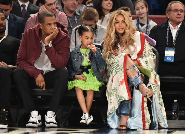 Celebrities Attend The 66th NBA All-Star Game