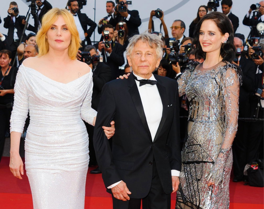 Emmanuelle Seignier, Roman Polański, Eva Green, Cannes 2017
