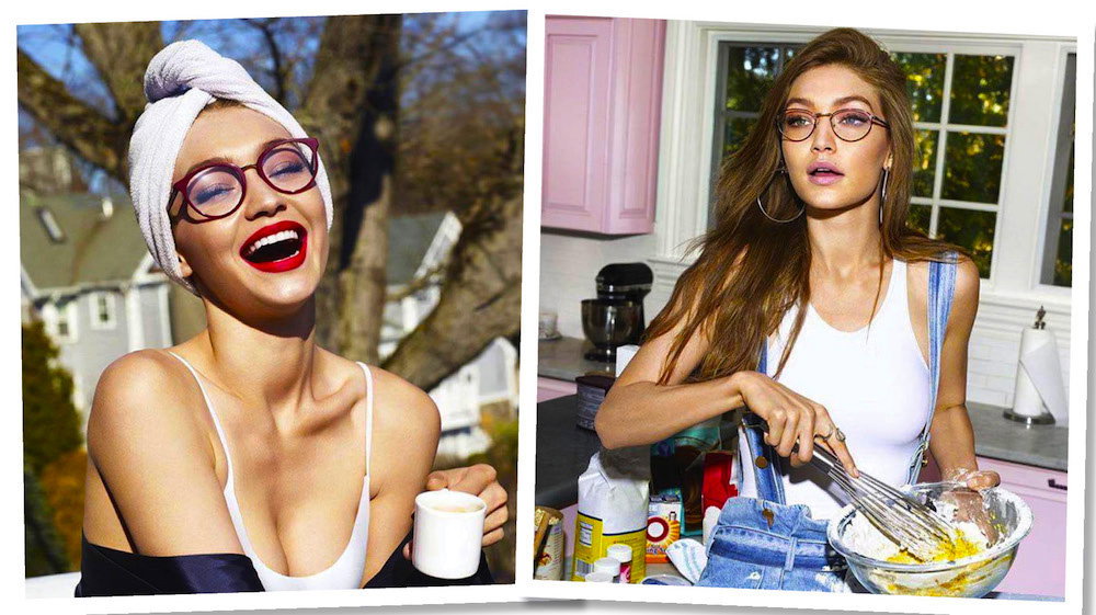 Gigi Hadid zaprojektowała kolekcję okularów przeciwsłonecznych dla marki Vogue