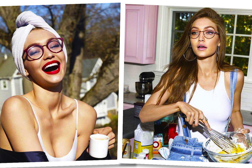 Gigi Hadid zaprojektowała kolekcję okularów przeciwsłonecznych dla marki Vogue