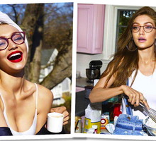 Gigi Hadid zaprojektowała kolekcję okularów przeciwsłonecznych dla marki Vogue
