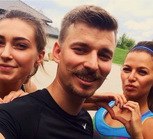 Piotr Stachurski, brat Anny Lewandowskiej