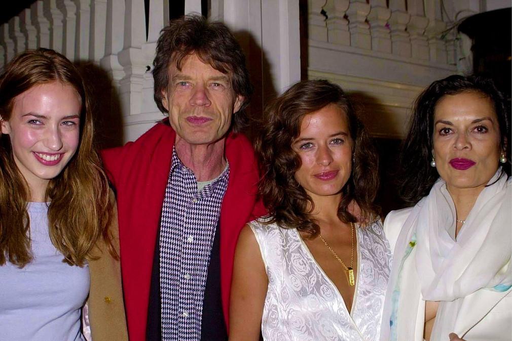 Elizabeth Jagger, Liz Jagger, Mick Jagger, Jade Jagger i Bianca Jagger