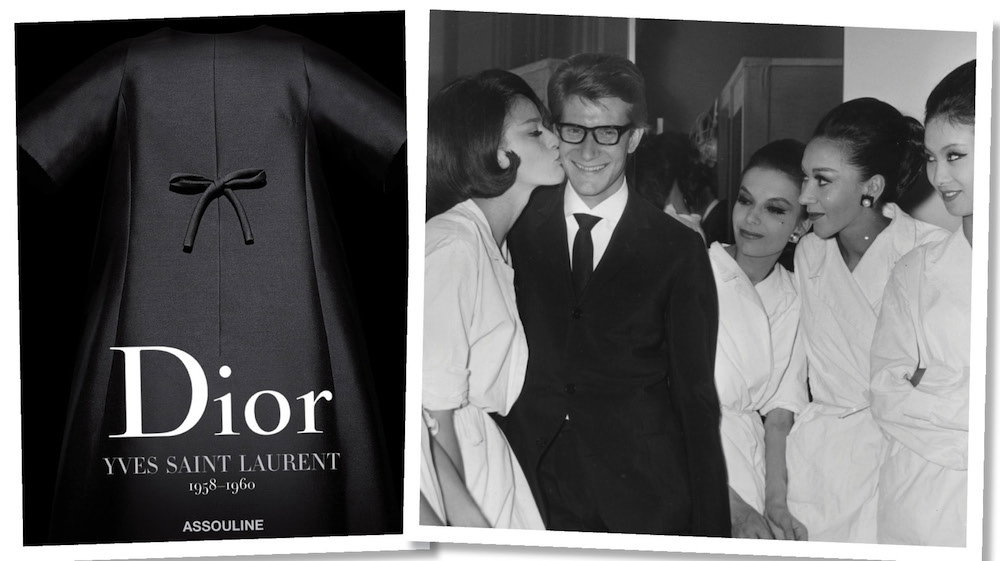 Album o historii marki Christian Dior kiedy pracował dla niej Yves Saint Laurent