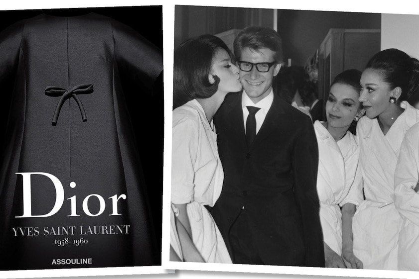 Album o historii marki Christian Dior kiedy pracował dla niej Yves Saint Laurent