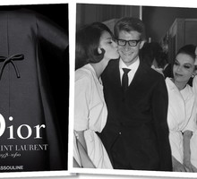 Album o historii marki Christian Dior kiedy pracował dla niej Yves Saint Laurent