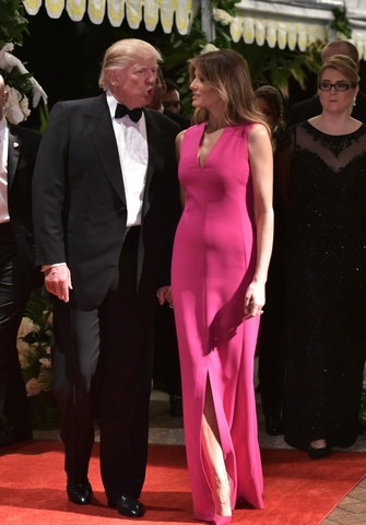 Donald i Melania Trump na Red Cross Gala