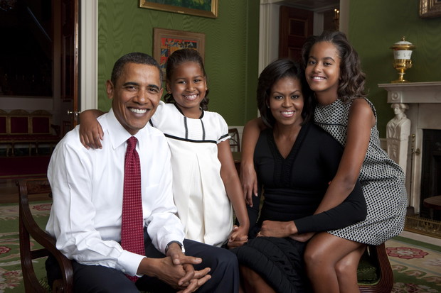 Obama Family Portrait