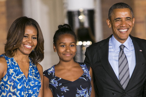 President Obama Attends the Marine Barracks Evening Parade