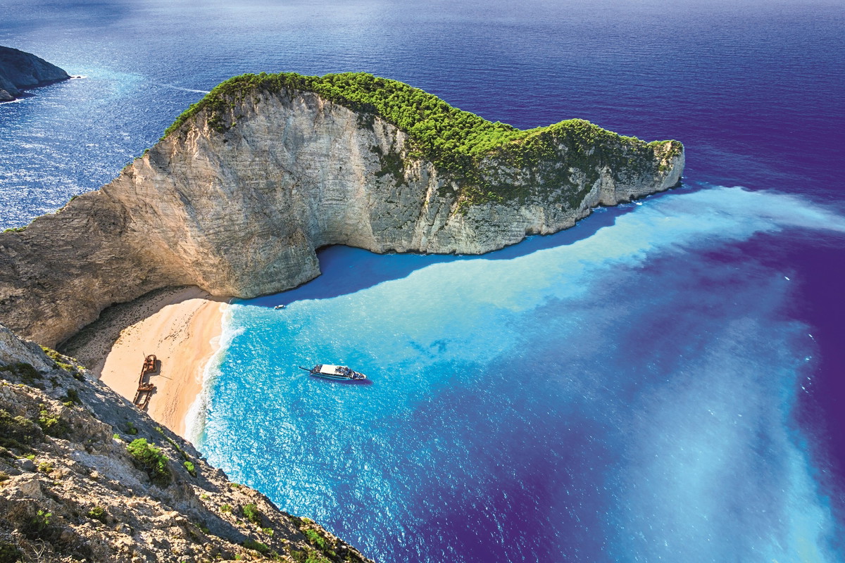 Zakynthos, wyspy Greckie, Zatoka Piratów