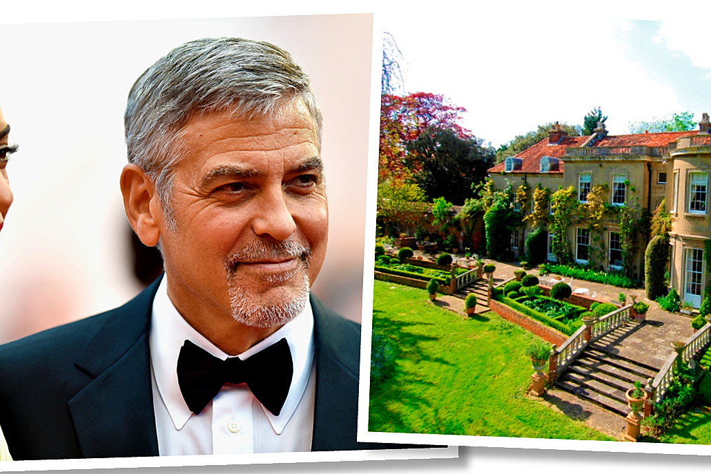 George Clooney, Amal Clooney, dom George'a Clooney'a w Berkshire
