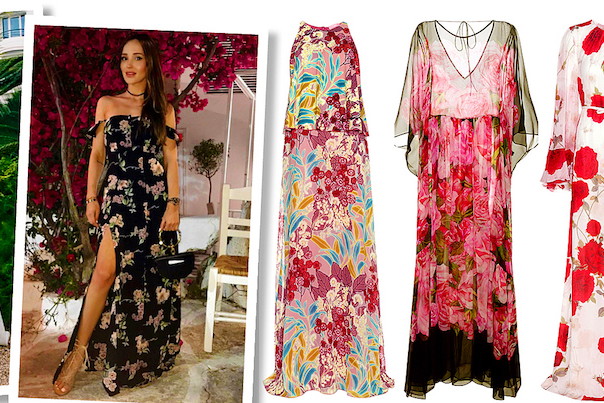 Maffashion, Marina Łuczenko-Szczęsna w zwiewnych sukniach w kwiaty
