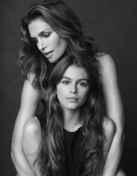 Cindy Crawford z córką Kaią Gerber