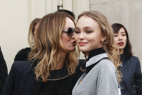 Vanessa Paradis z córką, Lily Rose Depp