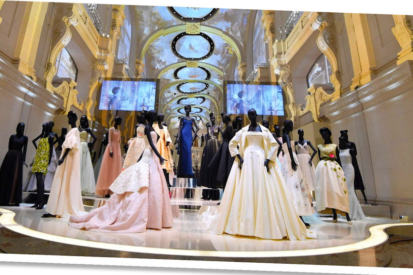 Wystawa z okazji 70-lecia domu mody Christian Dior „Christian Dior. Couturier Du Rêve”, Musée des arts décoratifs w Paryżu