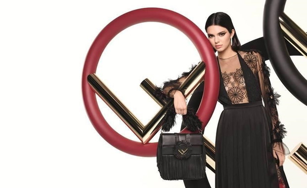 Kendall Jenner, kampania Fendi jesień / zima 2017