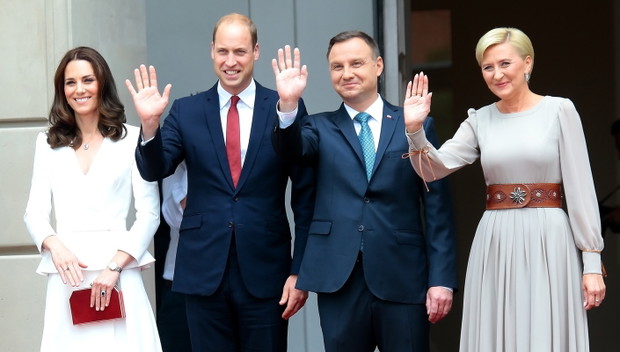 Prince William and Duchess Kate in Poland