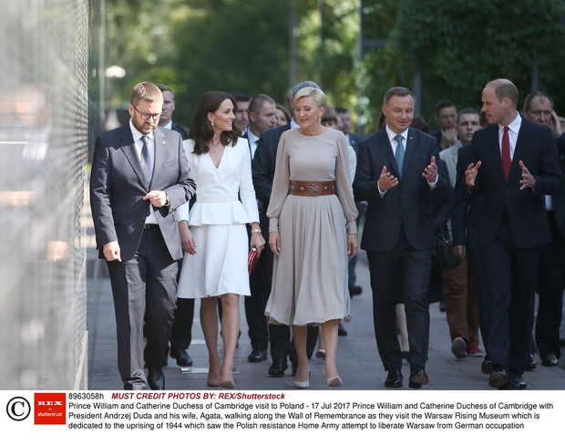Prince William and Duchess Kate in Poland