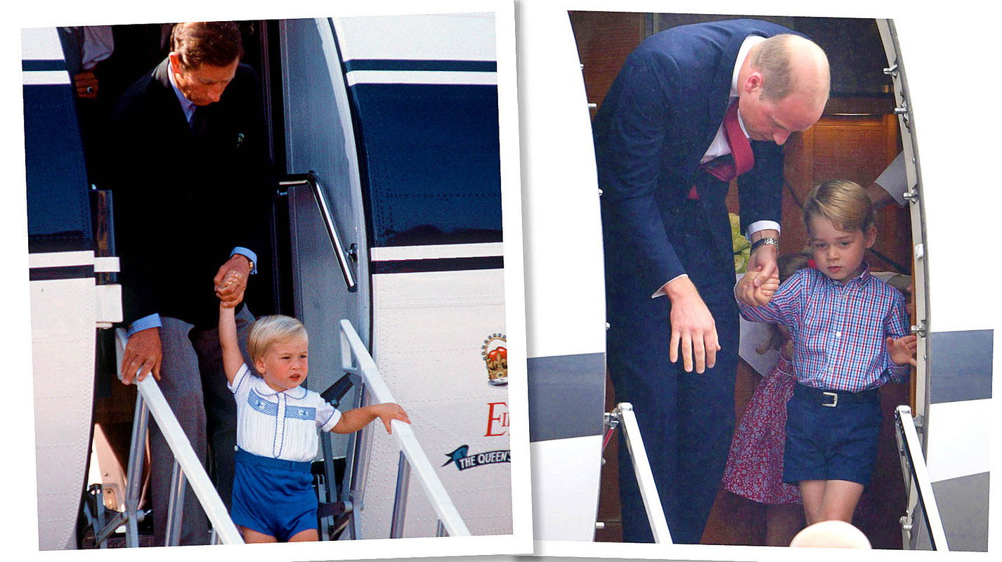 Książę Karol, książę William, książę George