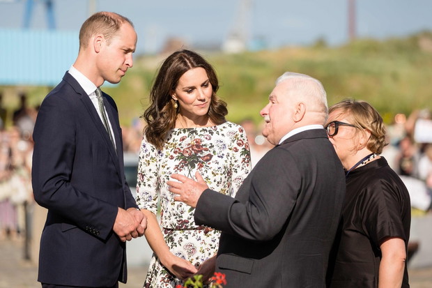 książna Kate, książę William, Lech Wałęsa