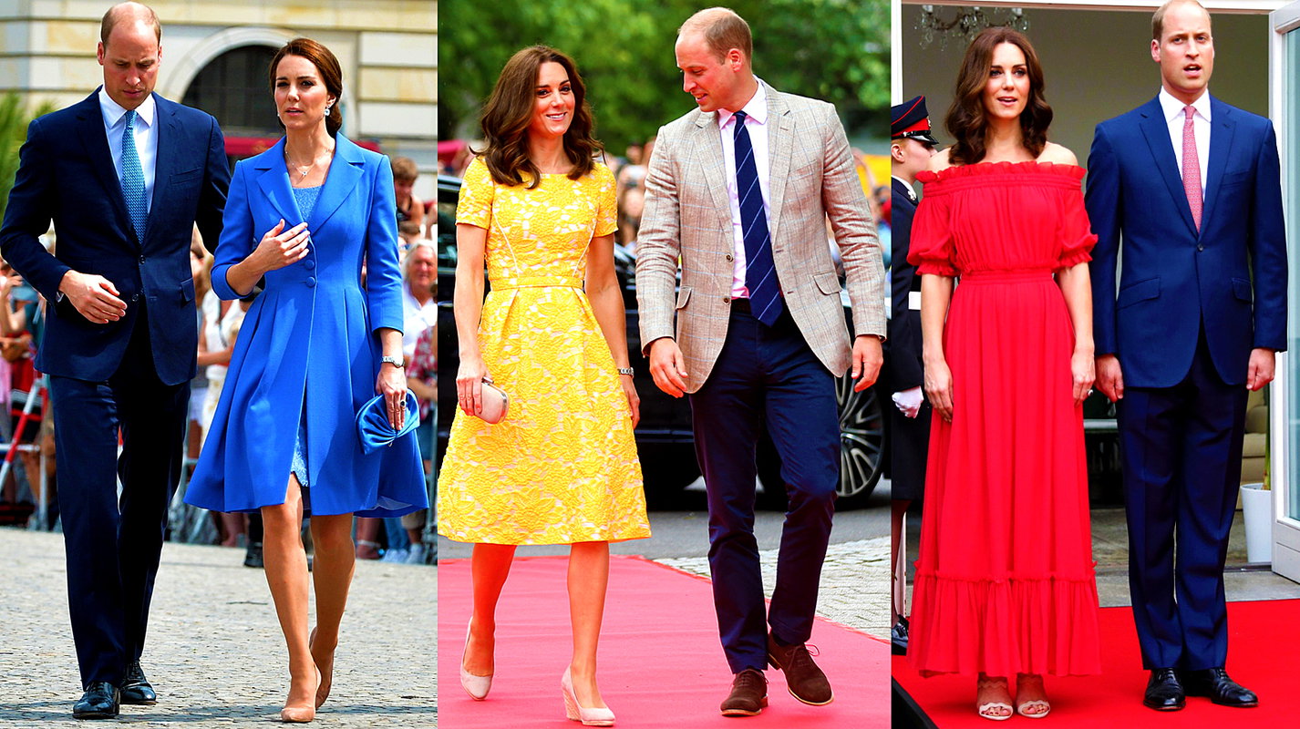 księżna Kate, książę William, stylizacje w Berlinie