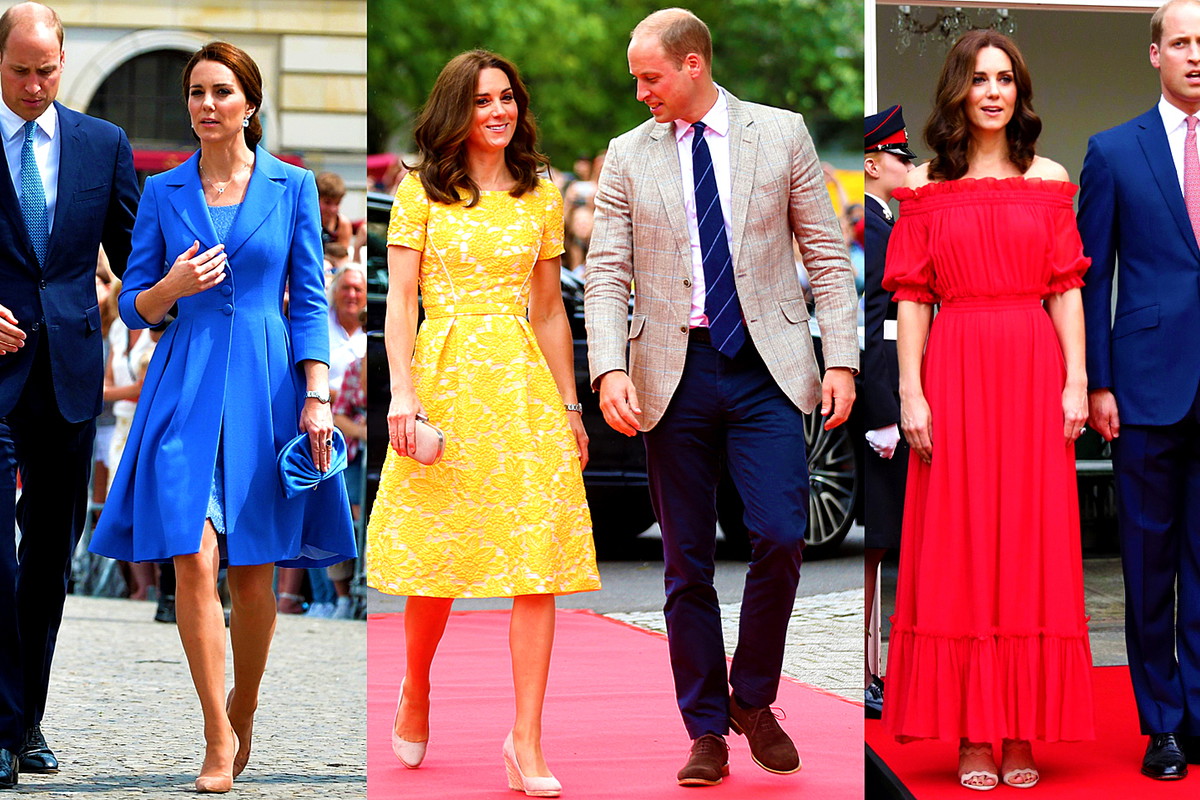księżna Kate, książę William, stylizacje w Berlinie