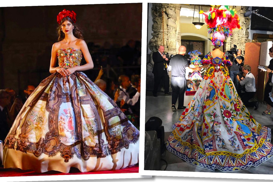 Pokaz kolekcji Alta Moda Dolce & Gabbana na Sycylii