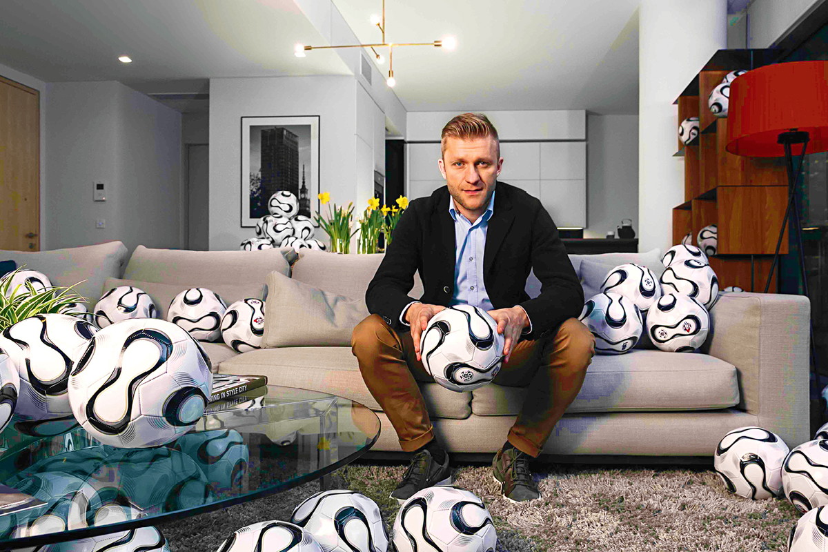 Kuba Błaszczykowski, apartament Kuby Błaszczykowskiego w Warszawie, mieszkanie Kuby Błaszczykowskiego