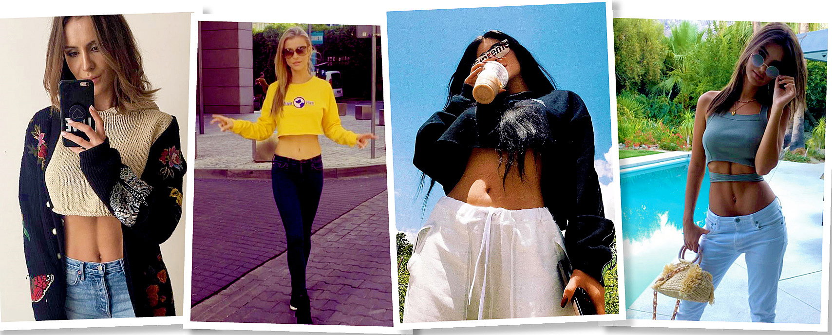 Sara Boruc, Joanna Krupa, Kylie Jenner, Emily Ratajkowski, krótkie topy