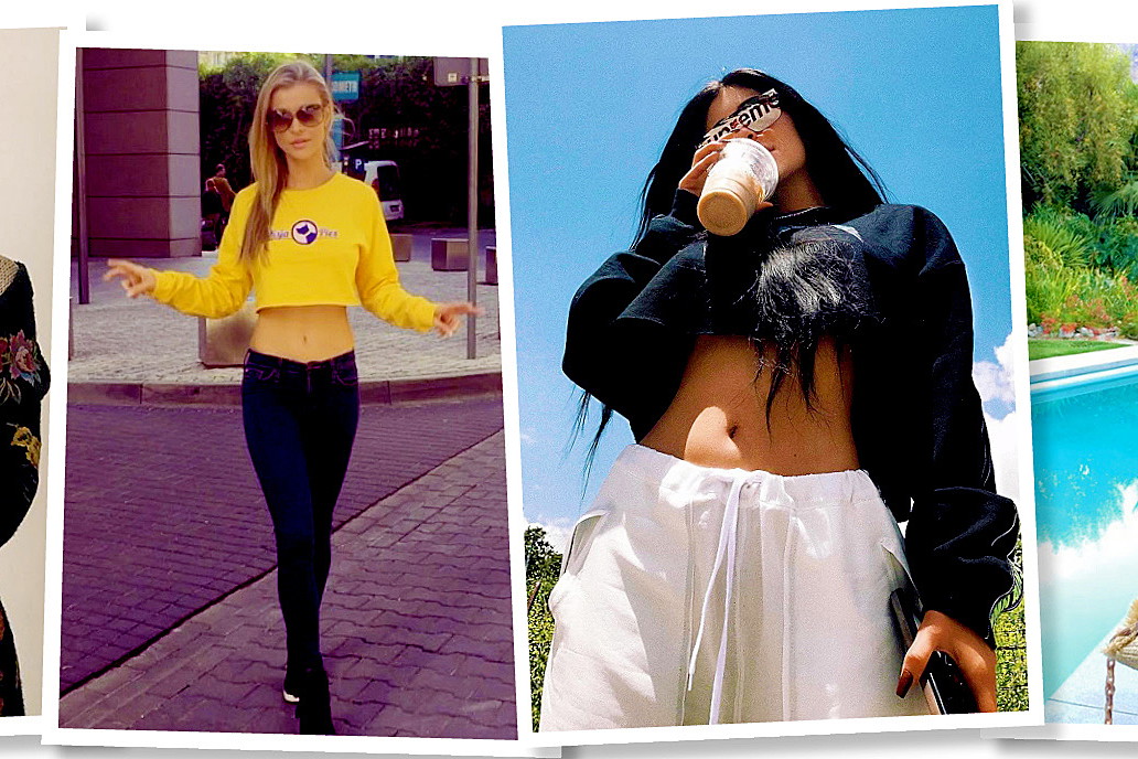 Sara Boruc, Joanna Krupa, Kylie Jenner, Emily Ratajkowski, krótkie topy