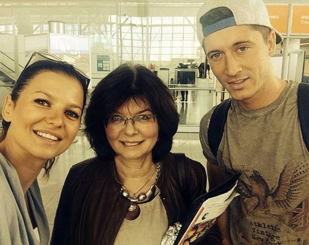 Anna Lewandowska, Maria Stachurska, Robert Lewandowski