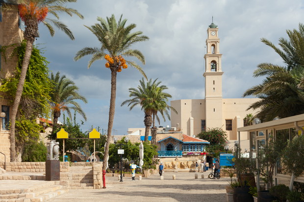 The bell tower in Yaffa.