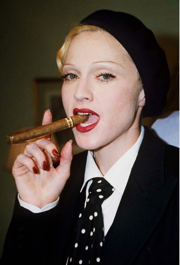 MADONNA AT THE HYDE PARK HOTEL IN LONDON, BRITAIN - 1992