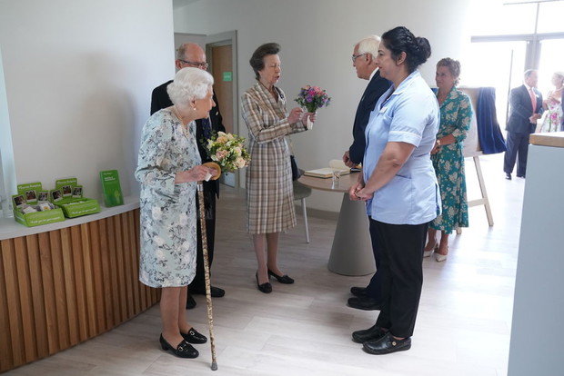 Queen Elizabeth II Visits Thames Hospice