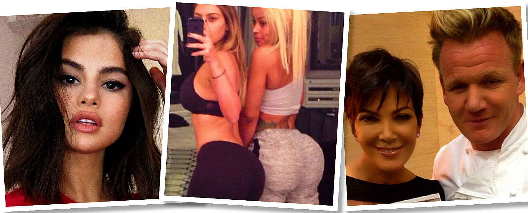 Selena Gomez, Kim Kardashian, Kris Jenner