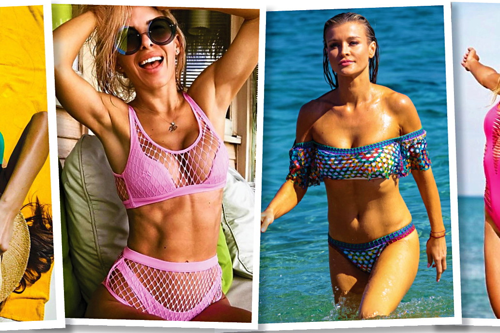 Celia Jaunat, Ewa Chodakowska, Joanna Krupa, stroje kąpielowe gwiazd