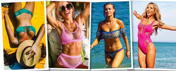 Celia Jaunat, Ewa Chodakowska, Joanna Krupa, stroje kąpielowe gwiazd