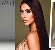Kim Kardashian jako Cher na okładce harper's Bazaar Arabia