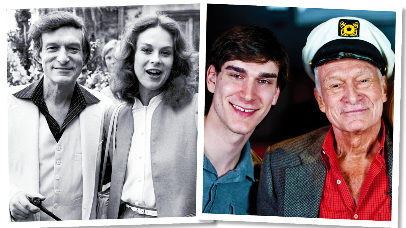 Hugh Hefner, Cristy Hefner, Marston Hefner